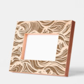 砕ける波 レーザー彫刻フレーム (左)