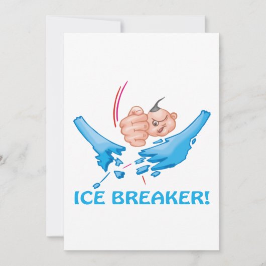 砕氷器 招待状 (正面)