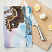 砕氷船 キッチンタオル (四つ折り)