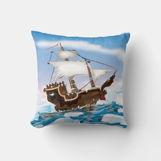 砕氷船 クッション (正面)