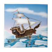 砕氷船 タイル (正面)