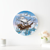 砕氷船 ラージ壁時計 (ホーム)