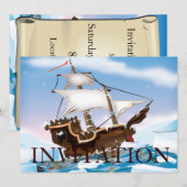 砕氷船 招待状 (正面/裏面)