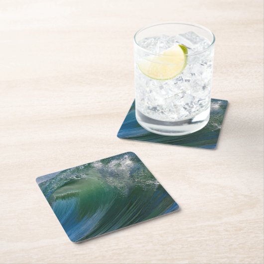 砕波 スクエアペーパーコースター (インサイチュ)