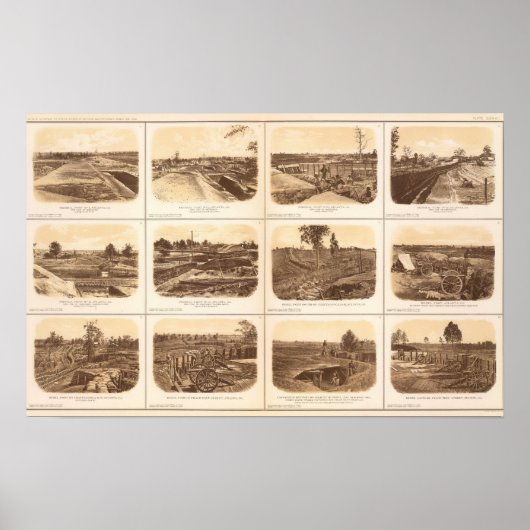 砦、電池、アトランタ、Ga ポスター (正面)