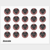 砲丸投げ愛ステッカー ラウンドシール (シート)