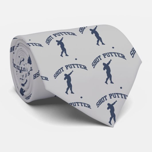 砲丸投げ選手 ネクタイ (ロール)