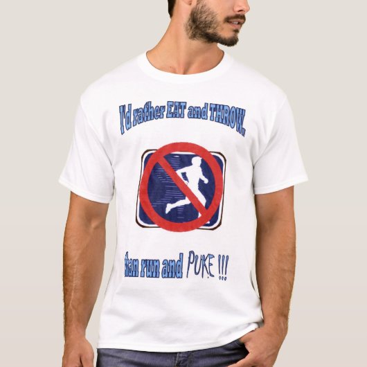 砲丸投げ Tシャツ (正面)