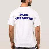 砲丸投げ Tシャツ (裏面)