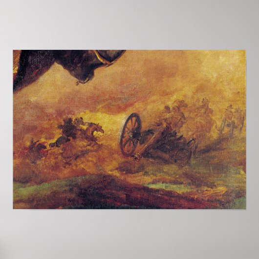 砲兵の役員,大砲の詳細 ポスター (正面)