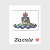 砲兵バ王室のッジ – 統一された王国 シール (シート)