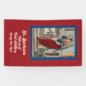 砲兵付きセント・バーバラ(M 007)バナー2 横断幕 (横)