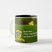 砲口炎: あなたの円形がそれらを........恋しく思えば ツートーンマグカップ (正面左)