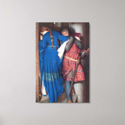 砲塔階段の会議(F.W.バートンによる) キャンバスプリント (正面)