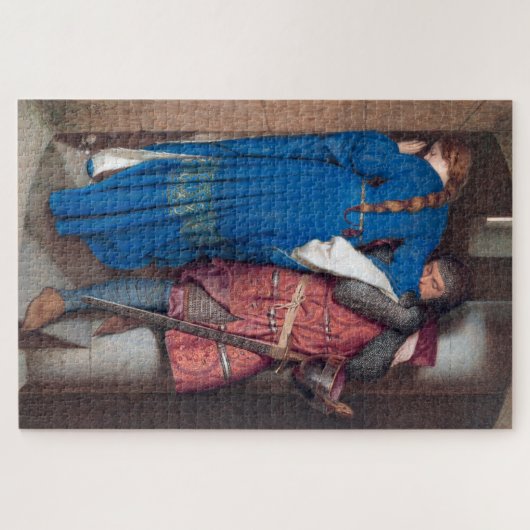 砲塔階段の会議(F.W.バートンによる) ジグソーパズル (横)