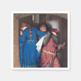 砲塔階段の会議（F.W.バートンによる） スタンダードカクテルナプキン