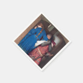 砲塔階段の会議（F.W.バートンによる） スタンダードカクテルナプキン (角)