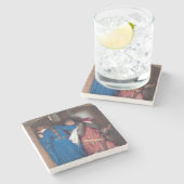 砲塔階段の会議（F.W.バートンによる） ストーンコースター (横)