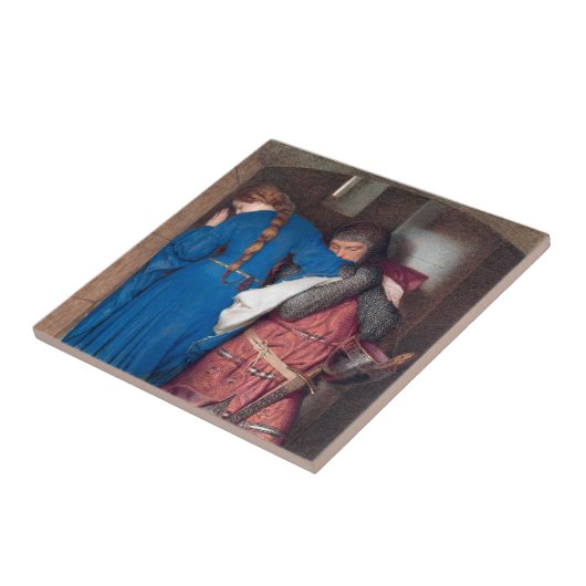 砲塔階段の会議(F.W.バートンによる) タイル (側面)