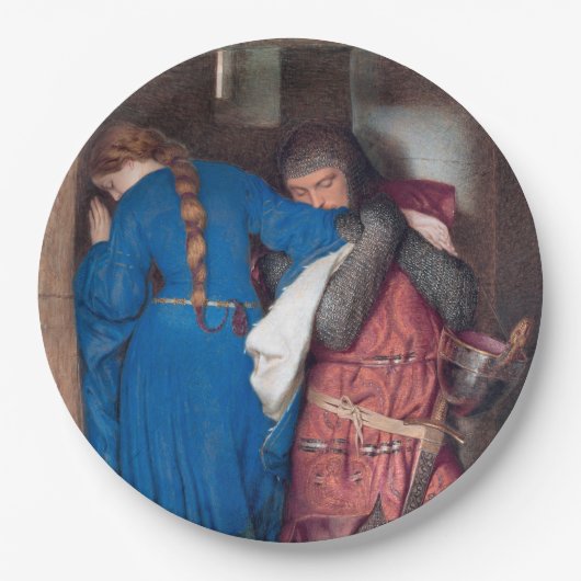 砲塔階段の会議（F.W.バートンによる） ペーパープレート (正面)