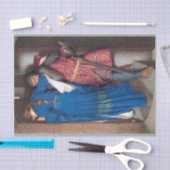 砲塔階段の会議(F.W.バートンによる) 薄葉紙 (クラフト)