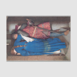 砲塔階段の会議（F.W.バートンによる） 薄葉紙