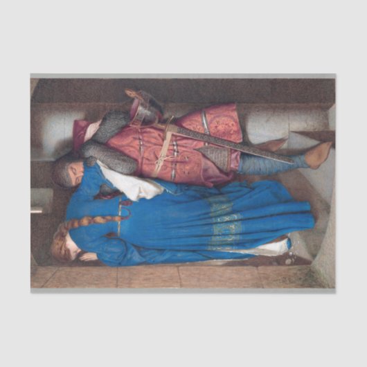 砲塔階段の会議(F.W.バートンによる) 薄葉紙 (正面)