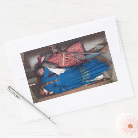 砲塔階段の会議(F.W.バートンによる) 長方形シール (封筒)