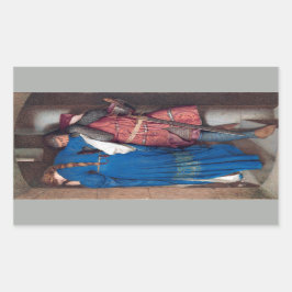 砲塔階段の会議（F.W.バートンによる） 長方形シール