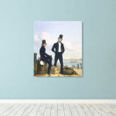 砲手、船頭と大工、プレート11から キャンバスプリント (インサイチュ (ウッドフロア))