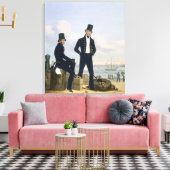 砲手、船頭と大工、プレート11から キャンバスプリント (インサイチュ (リビング))