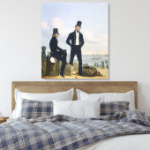 砲手、船頭と大工、プレート11から キャンバスプリント (インサイチュ (寝室))