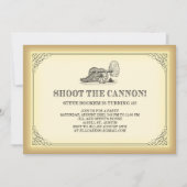 砲撃パーティーの招待状 招待状 (正面)