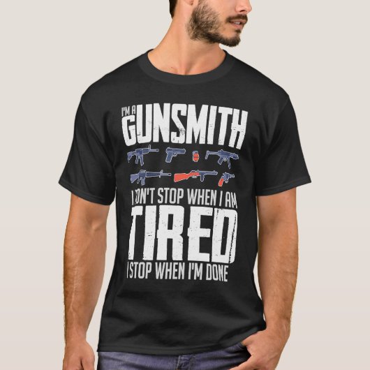 砲撃用武器銃メーカー引用文1 Tシャツ (正面)