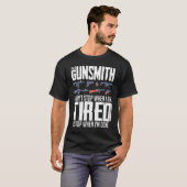砲撃用武器銃メーカー引用文1 Tシャツ (正面フル)