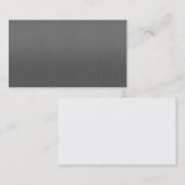 砲金によってブラシをかけられるアルミニウム名刺 名刺 (正面/裏面)