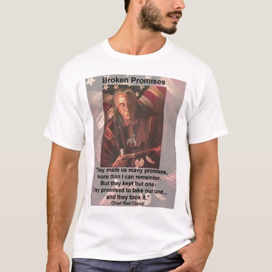 破られた約束 Tシャツ (正面)