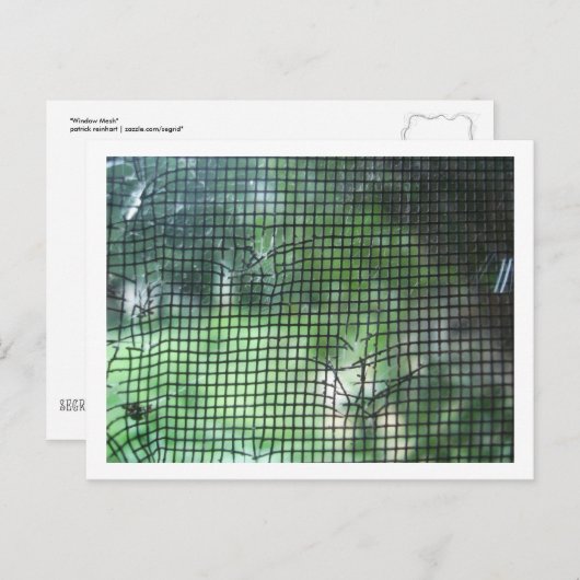 破れたウィンドウの画面 ポストカード (正面/裏面)