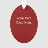 破れたゴルフボールオーナメント オーナメント (裏面)