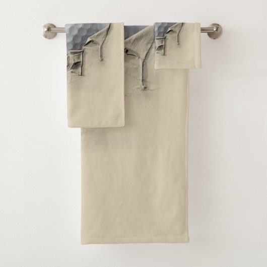 破れたゴルフボール バスタオルセット (インサイチュ)