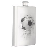 破れたサッカー フラスク (右)
