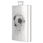 破れたサッカー フラスク (左)