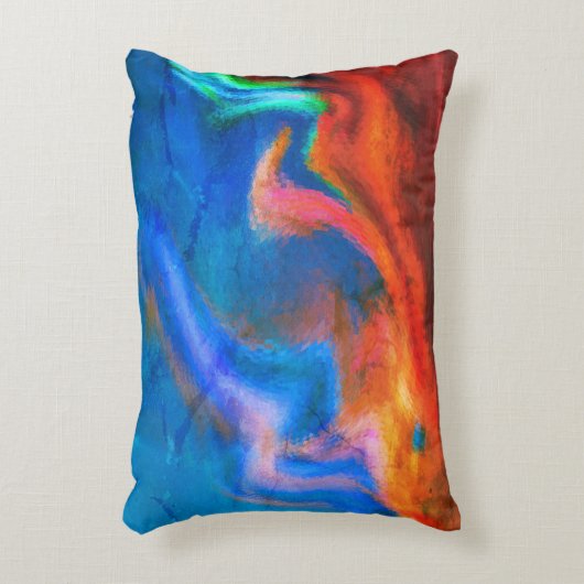 破れたサンセットアクセント枕 アクセントクッション (正面(垂直))