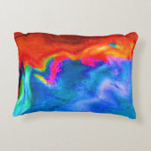 破れたサンセットアクセント枕 アクセントクッション (裏面)