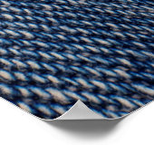 破れたジーンズの背景テクスチャ ポスター (角)