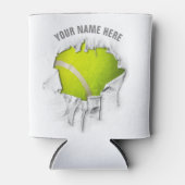 破れたテニスクーラーボックス 缶クーラー (正面)