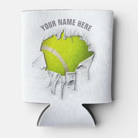 破れたテニスクーラーボックス 缶クーラー (正面)