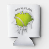 破れたテニスクーラーボックス 缶クーラー (裏面)