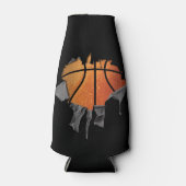 破れたバスケットボール ボトルクーラー (正面)