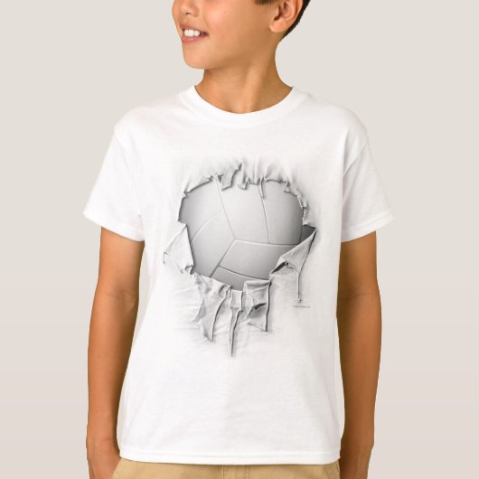 破れたバレーボールシャツ Tシャツ (正面)